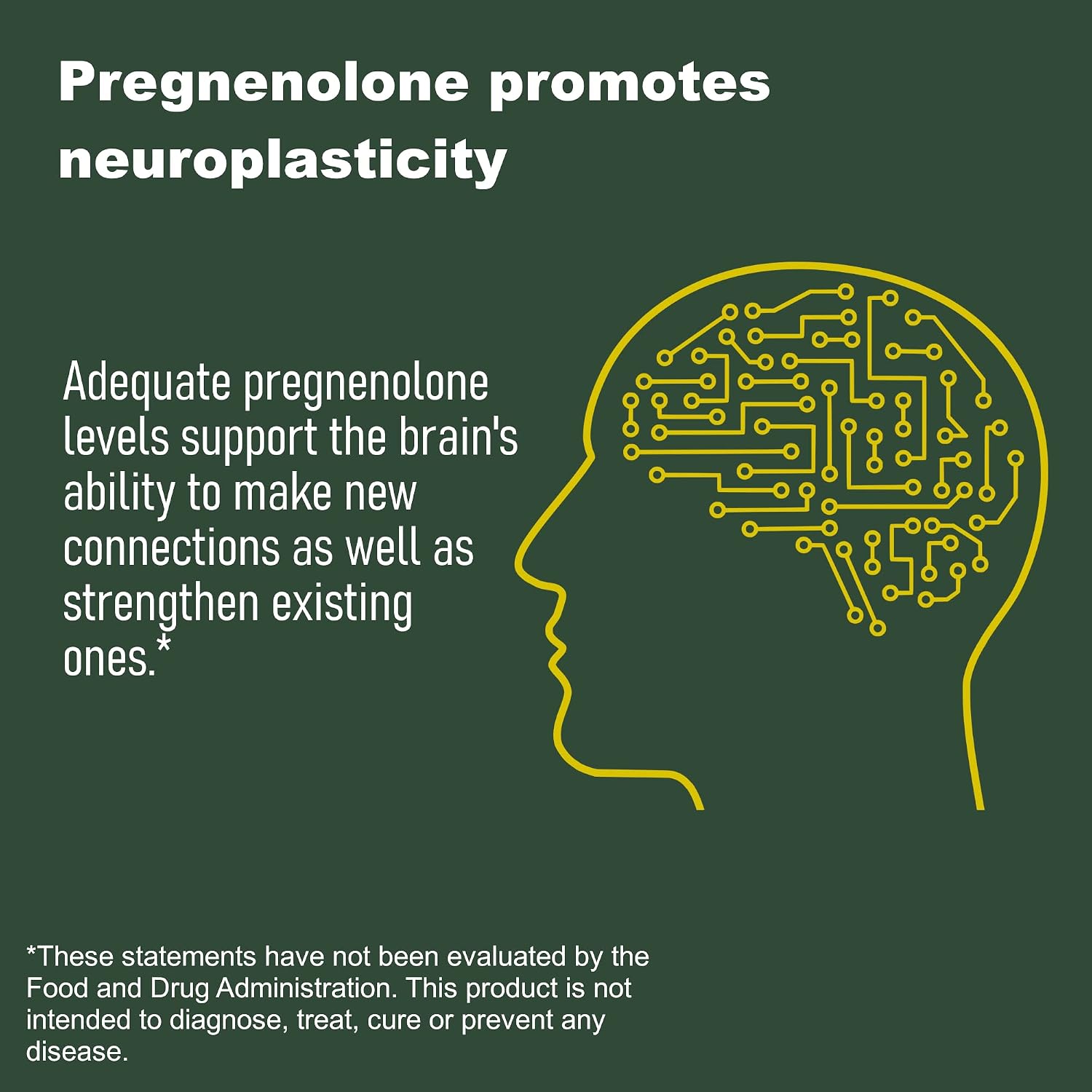 LifeLink Pregnenolone 50mg – 100 Capsules - görsel 5