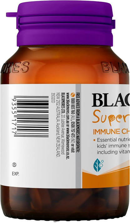 Blackmores Superkids Immune 60 Chewable Tablets