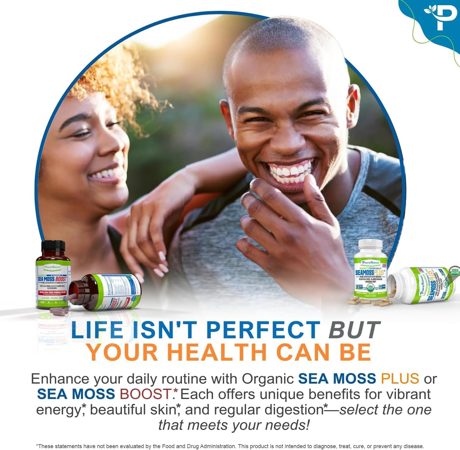 Power By Naturals Sea Moss Plus – Organic Irish Sea Moss, Bladderwrack & Burdock Root – 120 Capsules (2-Pack) - görsel 9