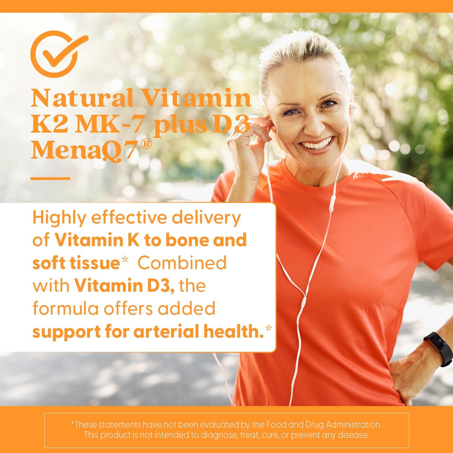 Doctor's Best Natural Vitamin K2 MK-7 Plus D3 - 60 Veg Caps - görsel 7