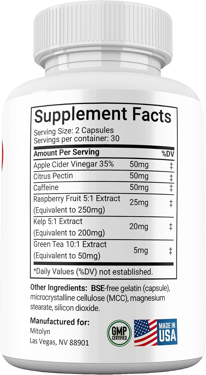 (2 Pack) Mitolyn Capsules, Advanced Formula Supplement – Mito Lyn Pills, Maximum Strength All-Natural Support, 2-Month Supply - görsel 6