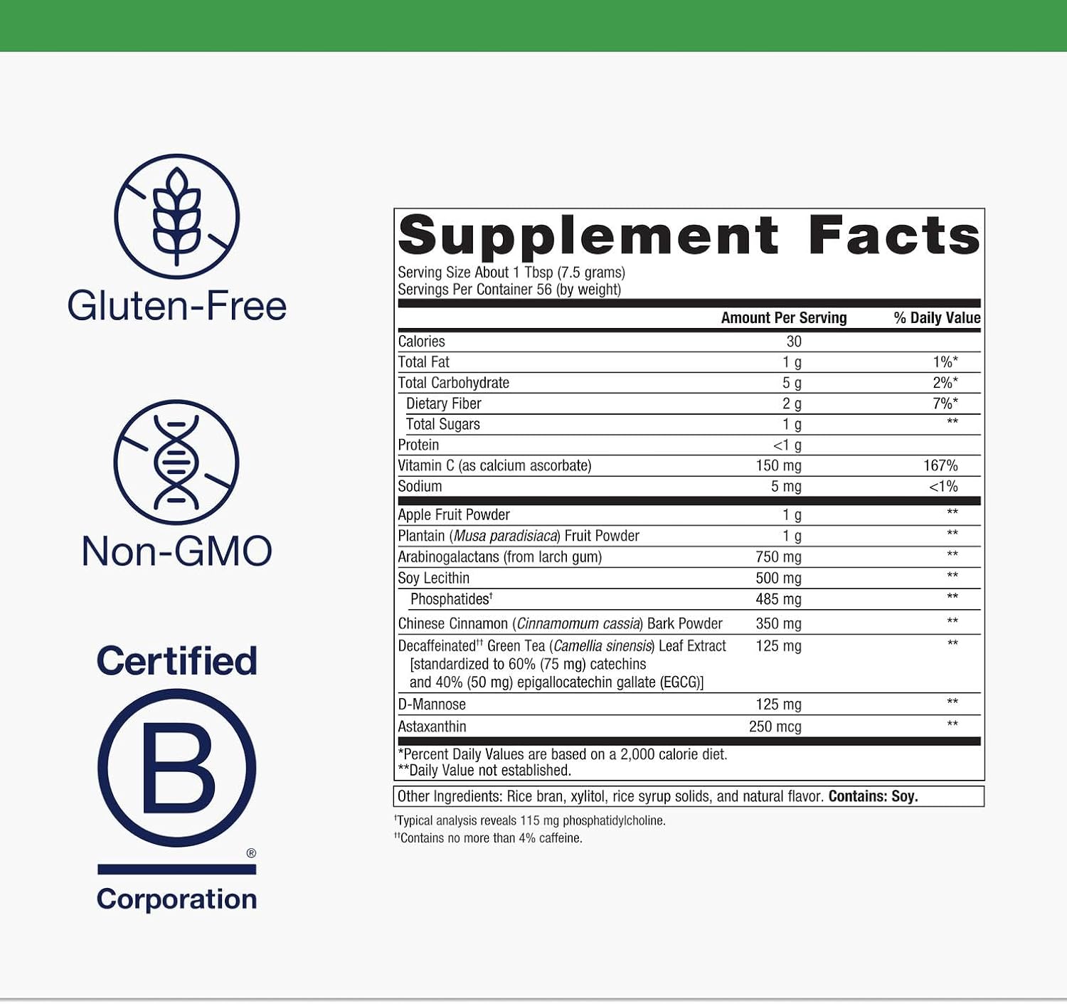 Metagenics G.I. Support – Gastric Mucosa Support Powder, 420 g - görsel 2