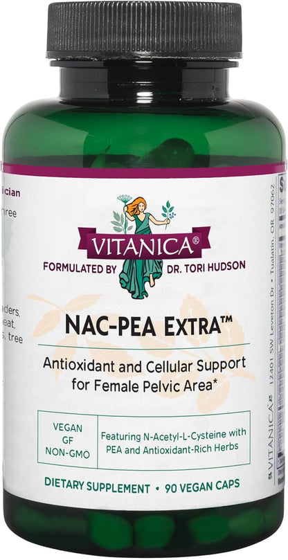 Vitanica NAC-PEA Extra, Vegan, 90 Capsules
