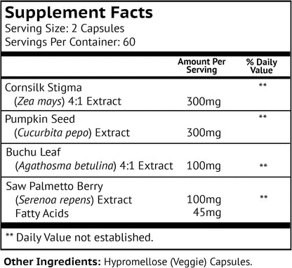 Biolor Stronghold Bladder Control – Supports Normal Urinary Function – 120 Capsules