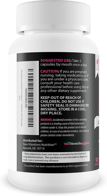 Silk Advanced Biotin Complex – Hair, Skin & Nails Support Supplement