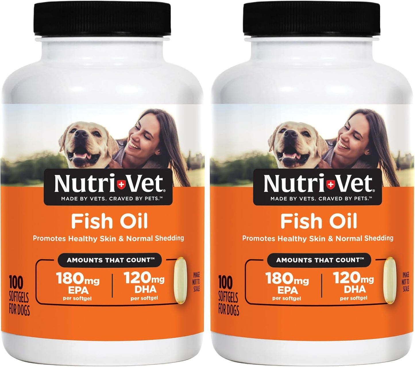 Nutri-Vet Fish Oil Supplement for Dogs – Omega-3 EPA DHA, 100 Softgels - görsel 8