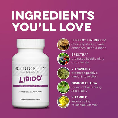 Nugenix Women's Libido Booster Supplement, 60 Capsules