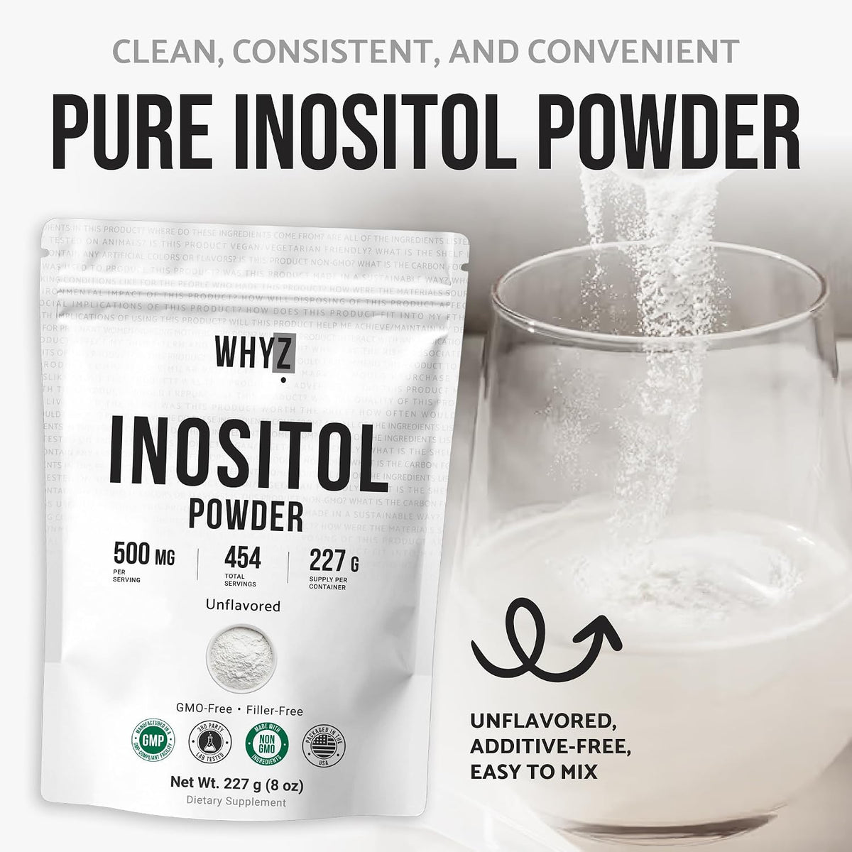 Inositol Powder 227g - Pure Inositol Supplement for Ovarian Health, Fertility & Hormonal Balance – Image 5