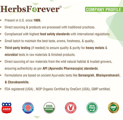 Herbsforever Cholesterol Health Support – Ayurvedic Supplement with Guggulipid & Arjuna, 90 Veg Capsules