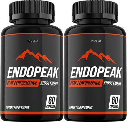 (2-Pack) EndoPeak for Men, Endo Peak Advanced Performance Supplement, EndoPeak Performance 24, EndoPeek Reviews (120 Capsules)