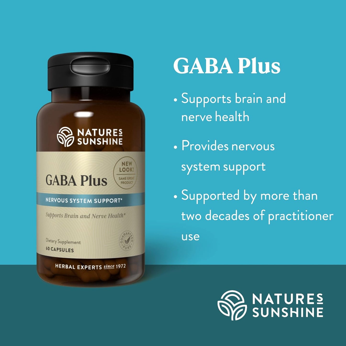 Nature's Sunshine GABA Plus - 60 Capsules - görsel 4