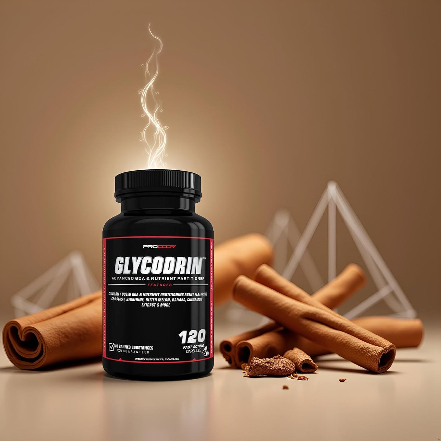 PROCCOR GLYCODRIN - GDA with Berberine, Cinnamon, Banaba, Bittermelon, Panax Ginseng, GS4 Plus and More; 120 Vegan Capsules (60 Servings) - görsel 9