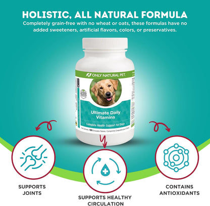 Only Natural Pet Ultimate Daily Vitamins - – Amino Acids: Essential building blocks for proteins, crucial for – Image 3