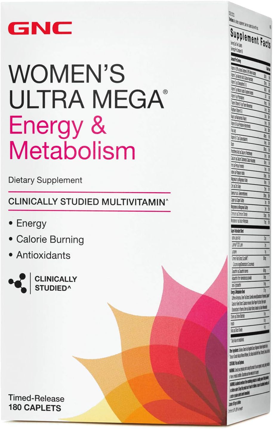 GNC Women's Ultra Mega Energy and Metabolism Multivitamin - görsel 4