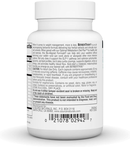 Source Naturals BerberTrim, Berberine – Alpha-Lipoic Acid (ALA): A potent antioxidant that supports mitochondrial – Image 4