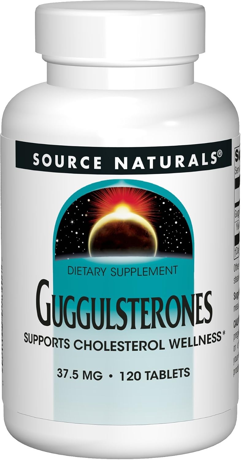 Source Naturals Guggulsterones – 37.5 mg, 120 Tablets - görsel 1