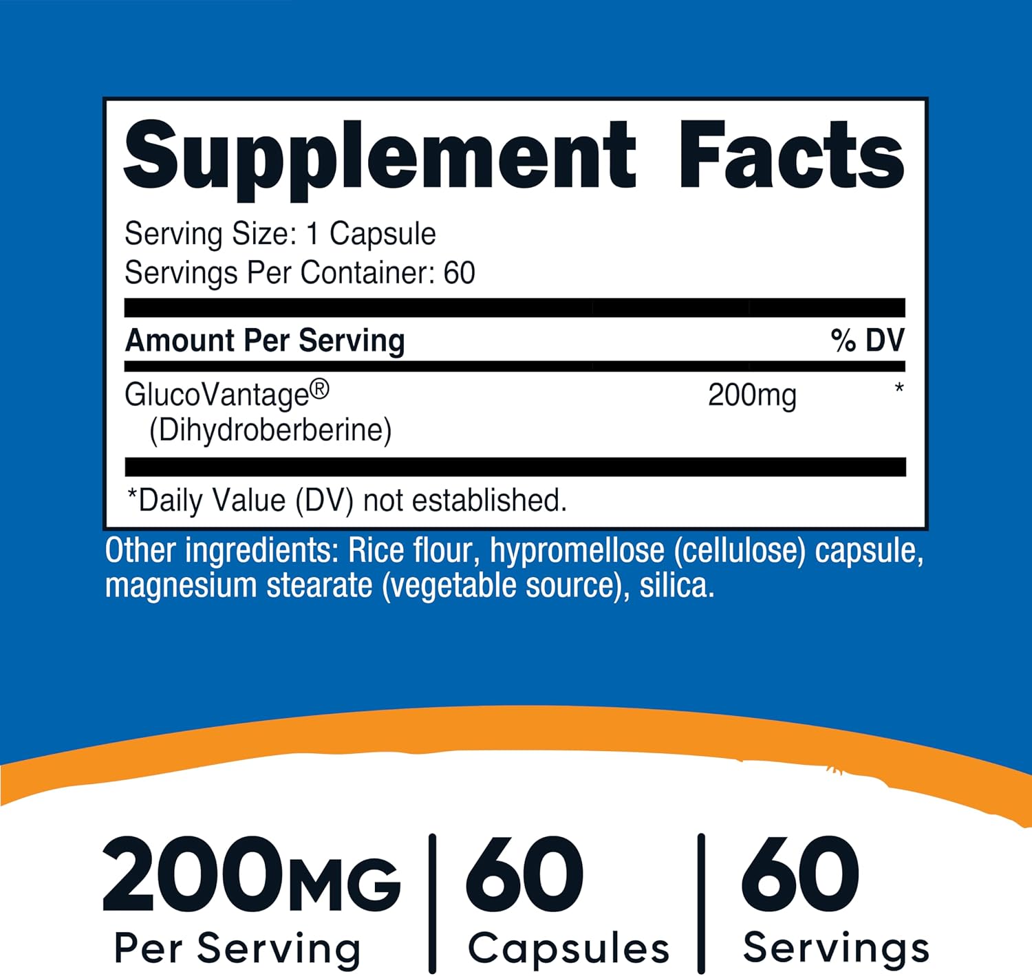 Nutricost Dihydroberberine Capsules (200mg, 60 Count) - görsel 2