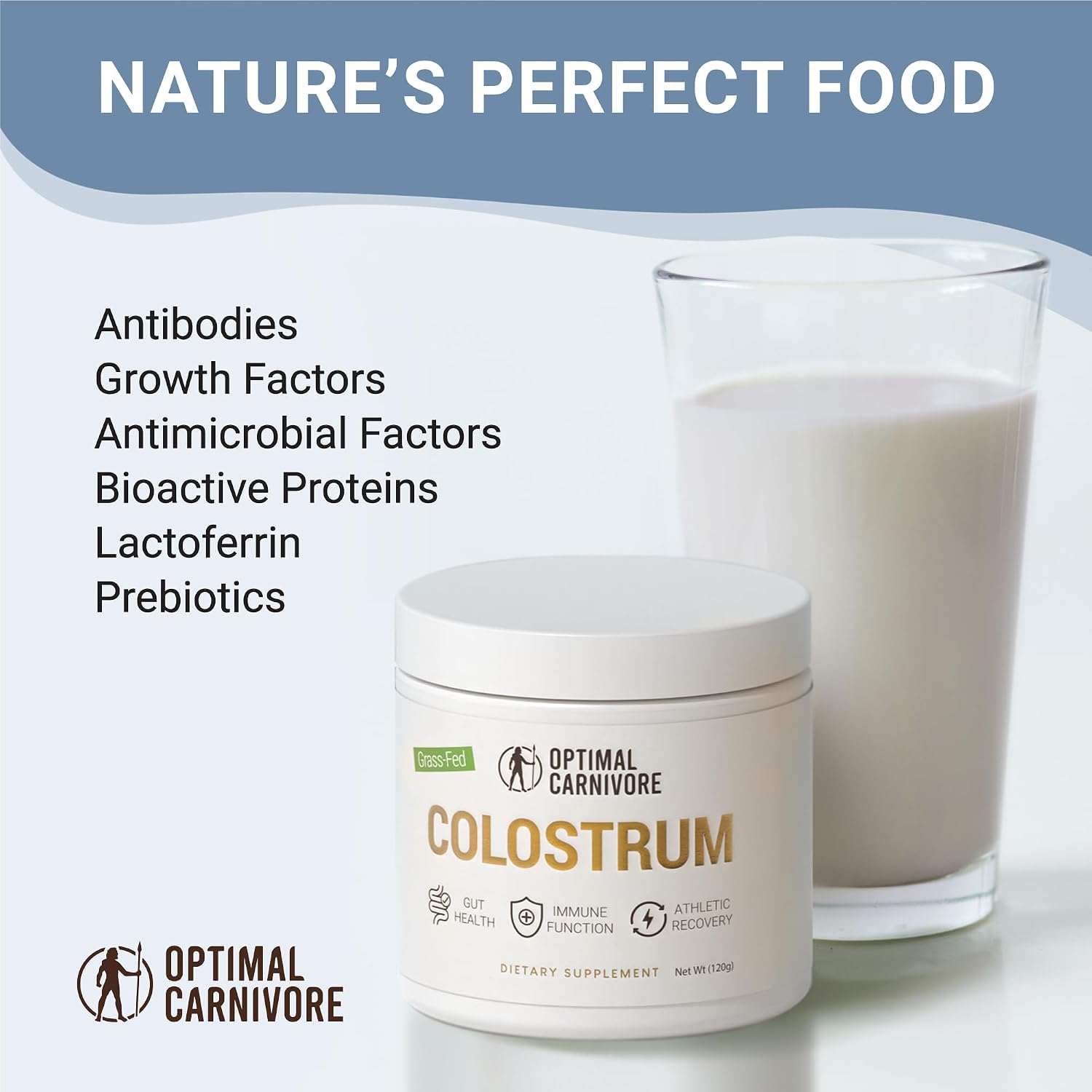 Optimal Carnivore Grass Fed Colostrum Powder – Unflavoured, 120g - görsel 5