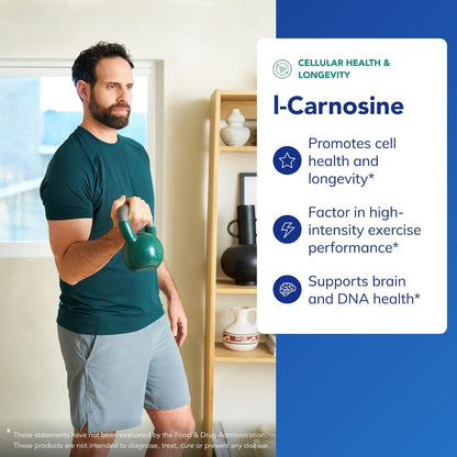 Pure Encapsulations L-Carnosine Food Supplement - 60 Capsules