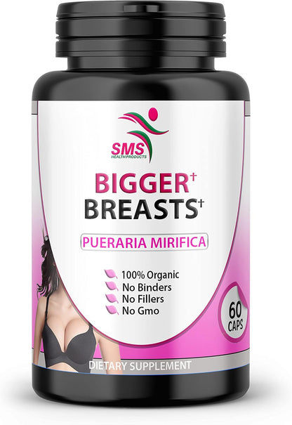Pueraria Mirifica 500mg Root Extract Powder - Organic Herbal Supplement for Women's Wellbeing, 60 Veggie Capsules