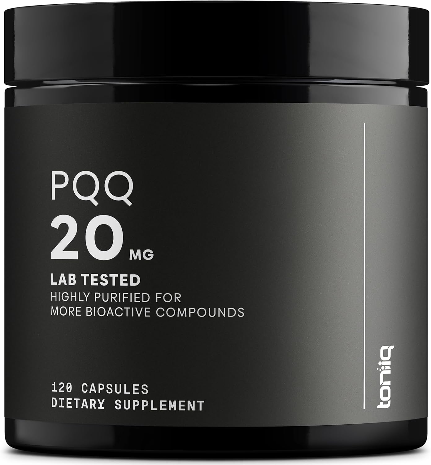 Toniiq PQQ 20mg - 99%+ Pure Pyrroloquinoline Quinone - 120 Vegetarian Capsules - görsel 1