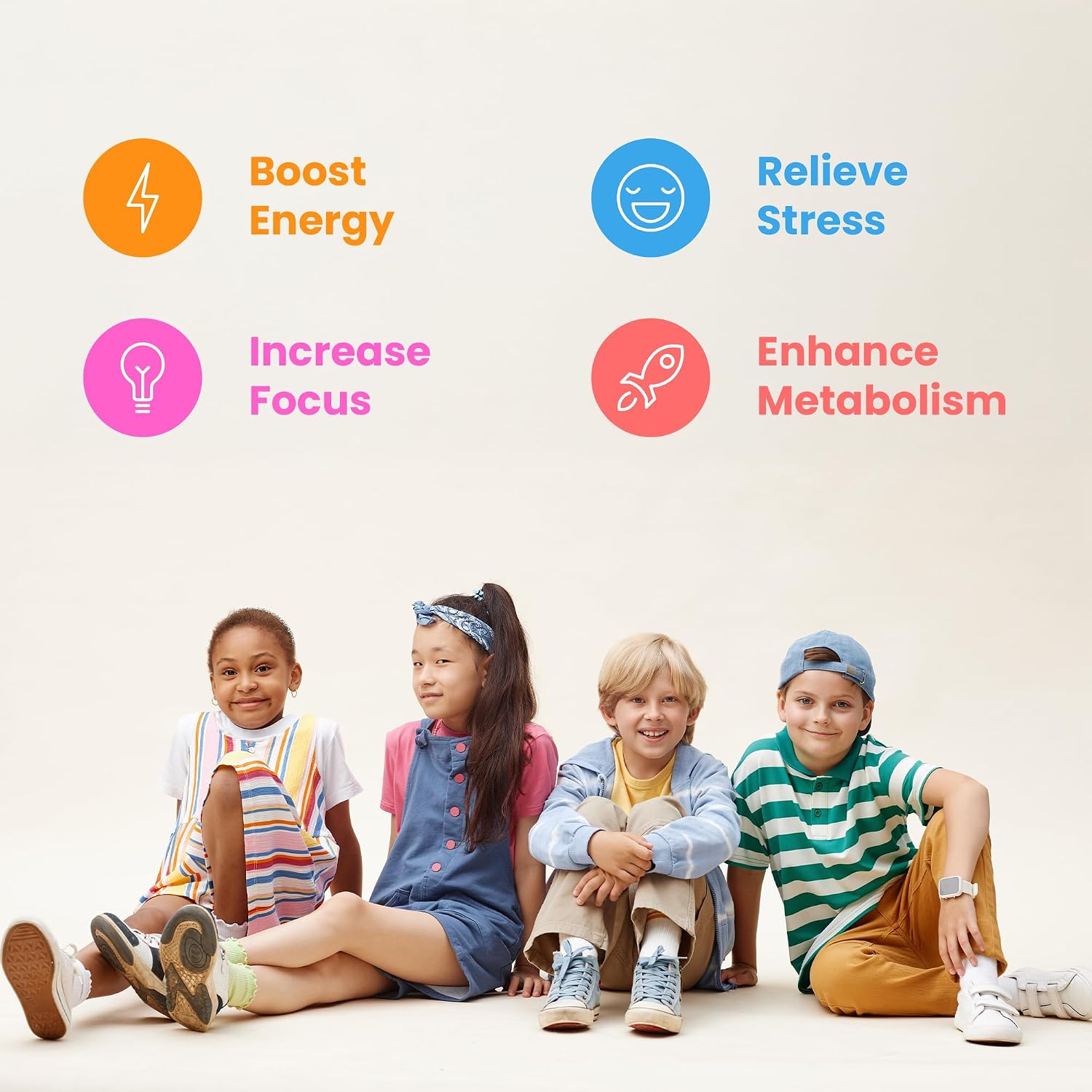NutraChamps Organic Vitamin B Complex for Kids, B1, B2, B3, B6, B7, B9 & Methyl B12, Kids B Complex Liquid Drops Supplement, Energy, Focus, Metabolism, Natural Berry, 120 Servings, 4 Month Supply - görsel 3