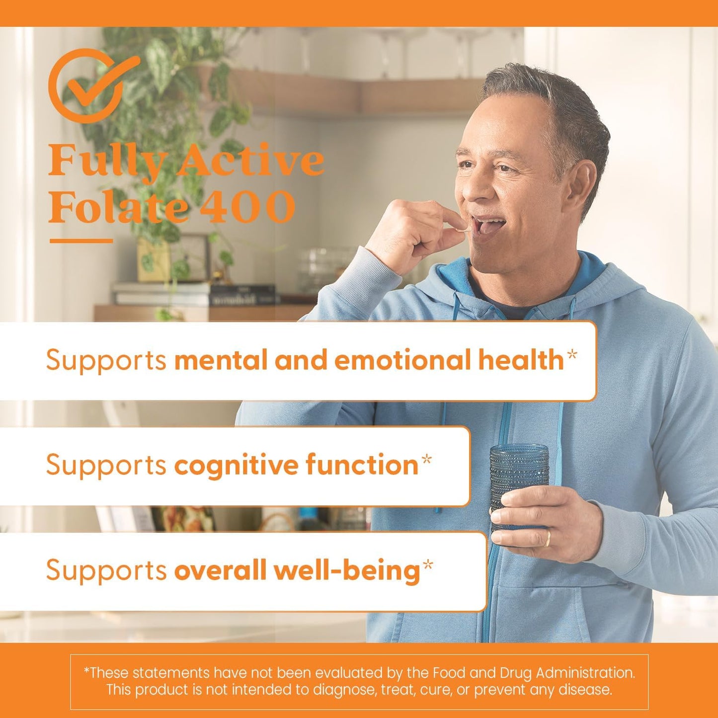 Doctor's Best Fully Active Folate with Quatrefolic, 400 mcg, 90 Vegetarian Capsules - görsel 7