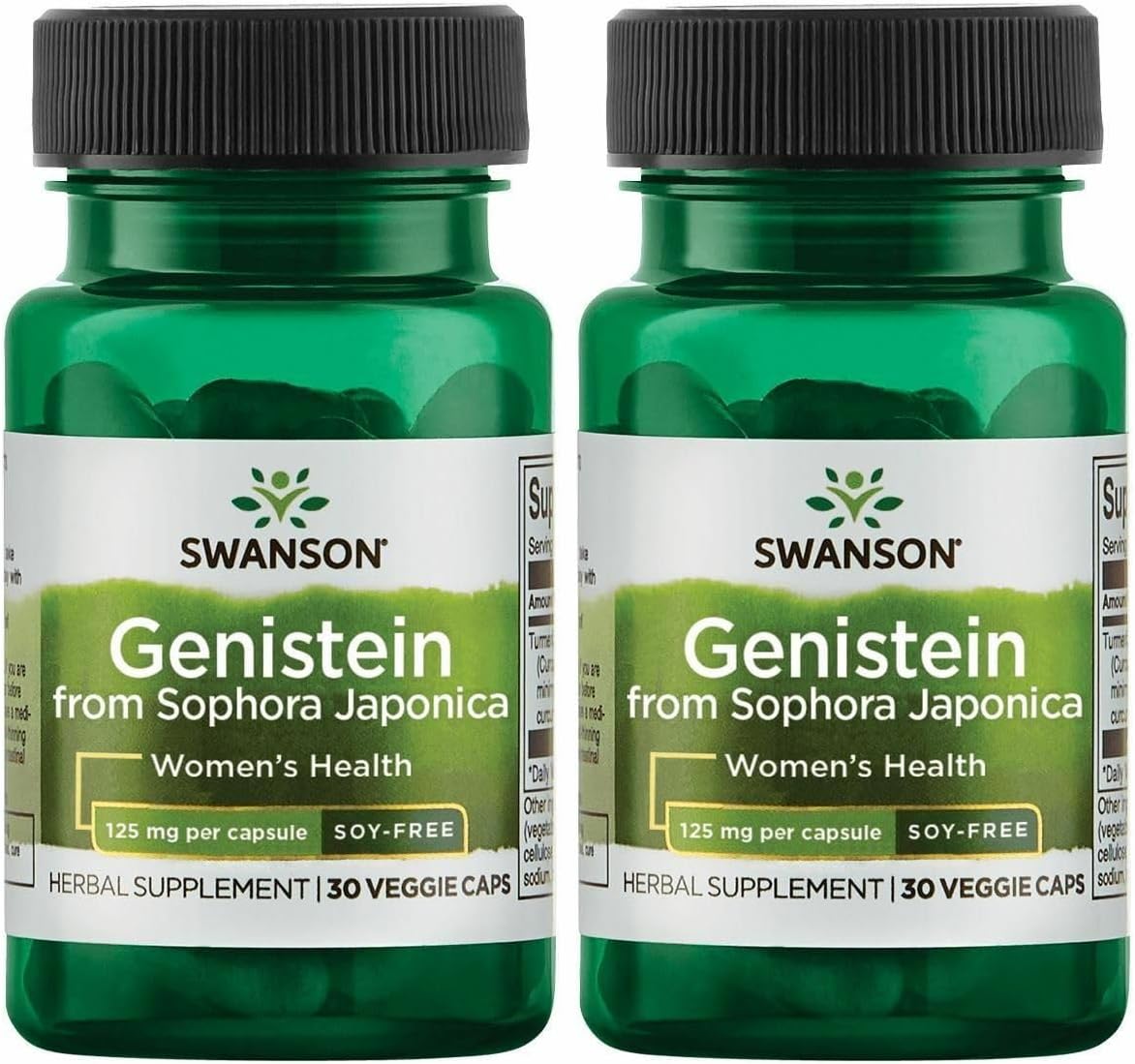 Swanson Soya-Free Genistein 125 mg – Bone & Heart Support (60 Vegan Capsules) - görsel 10