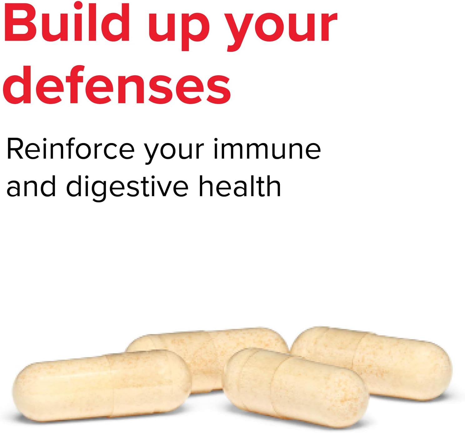 Immune Defence – Natural Immune and Digestive Support, 60 Capsules - görsel 3