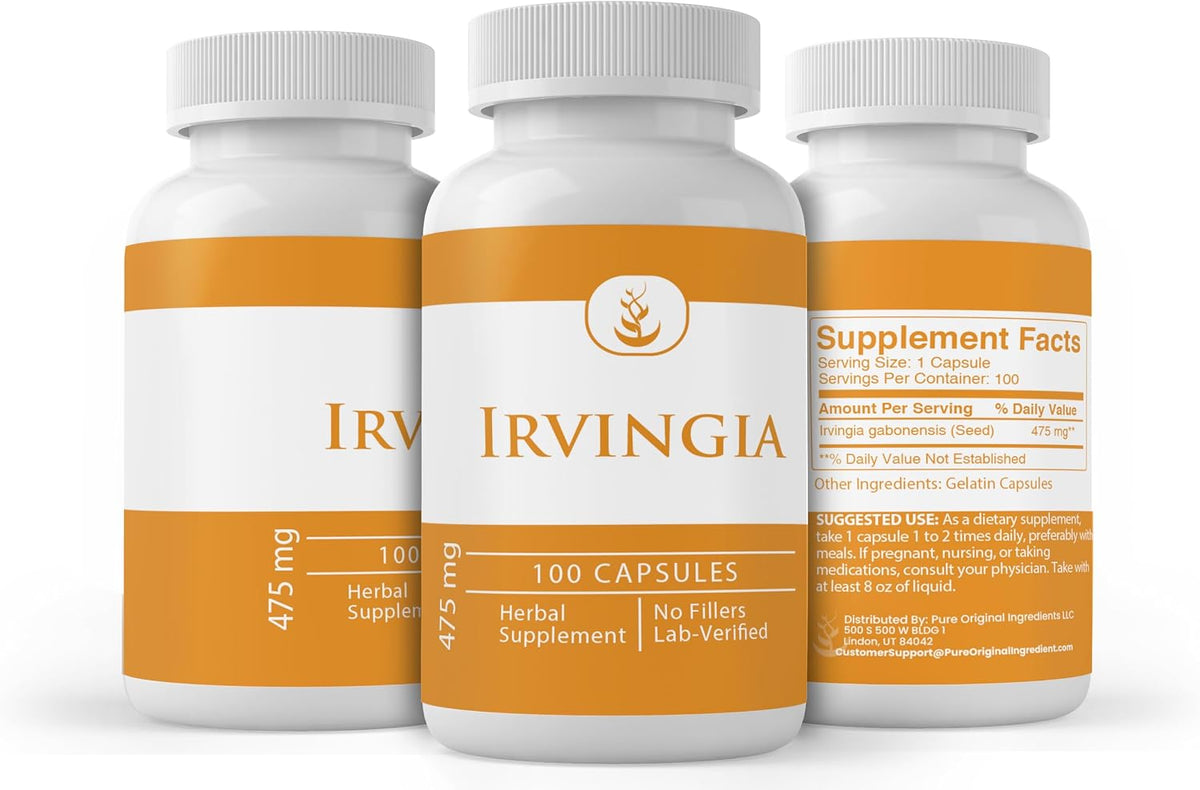 Pure Original Ingredients Irvingia (100 Capsules) - görsel 4