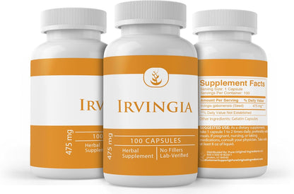 Pure Original Ingredients Irvingia (100 Capsules)