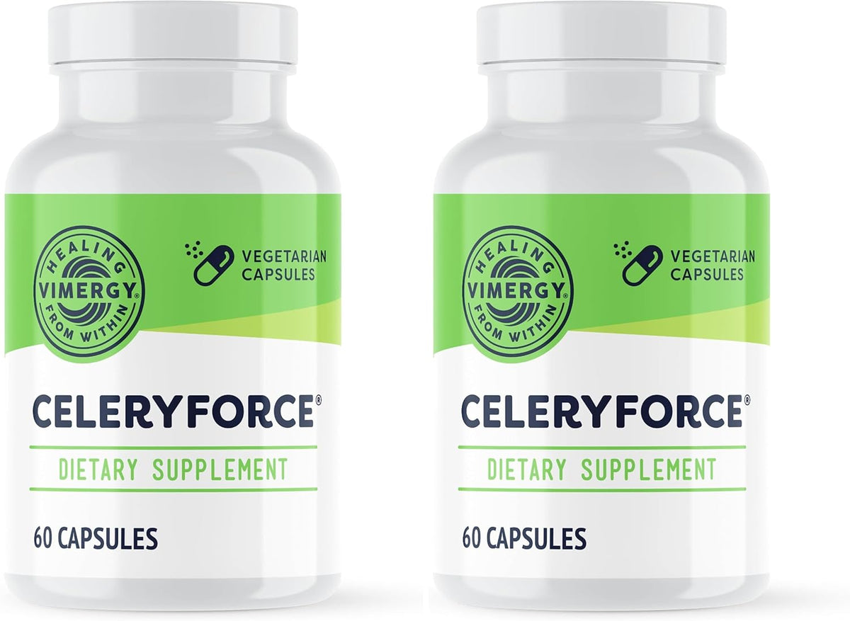 Vimergy Celeryforce – Nutrients and Amino Acids – A Daily Wellness Support – Kosher, Vegan & Gluten-free – 60 Capsules - görsel 6