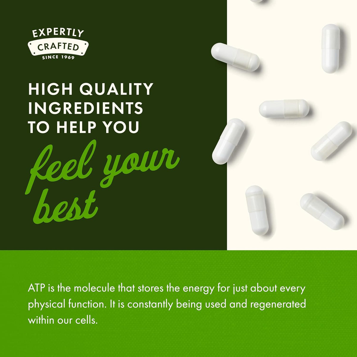 Swanson Maximum Strength Peak ATP - 400 mg - 30 Veggie Capsules - görsel 5