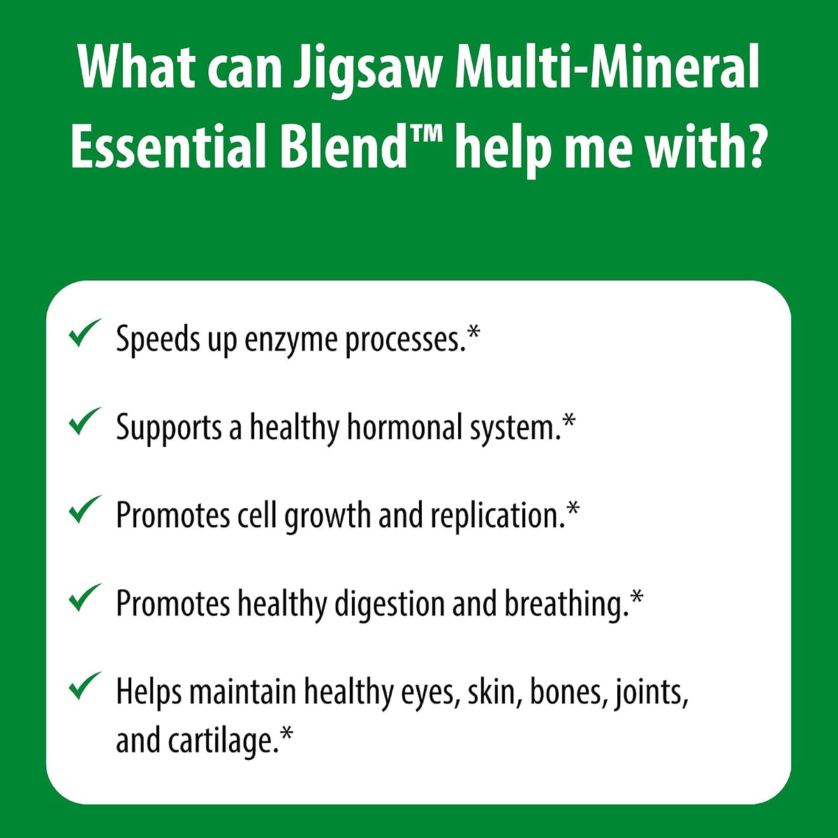 Jigsaw Health Multi-Mineral Essential Blend - 90 Capsules - görsel 6