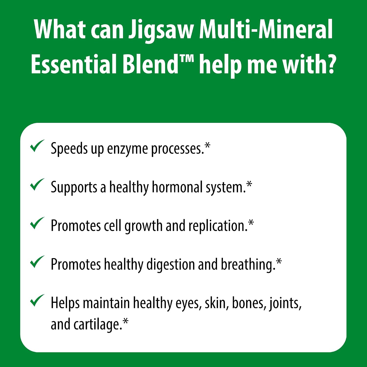 Jigsaw Health Multi-Mineral Essential Blend - 90 Capsules - görsel 6