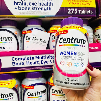 Centrum Silver Women 50+ Multivitamin Multimineral 275 Tablets