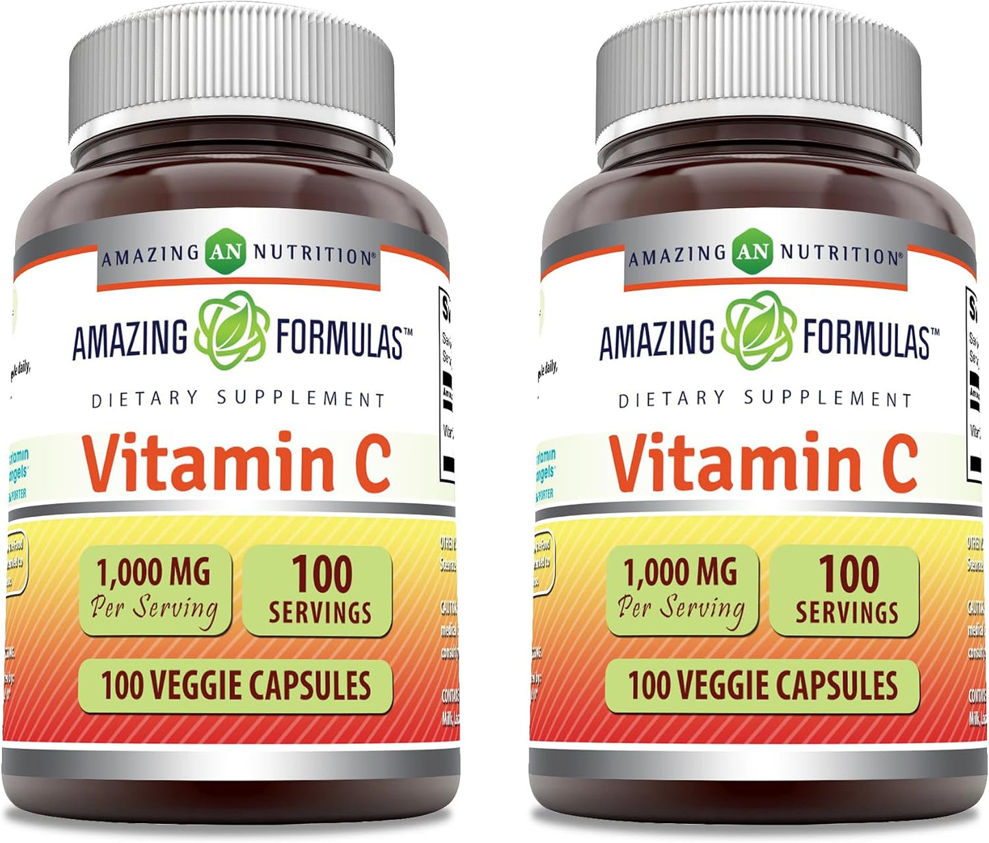 Amazing Formulae Vitamin C 1000 mg, 200 Veggie Capsules (2 Pack) - görsel 1