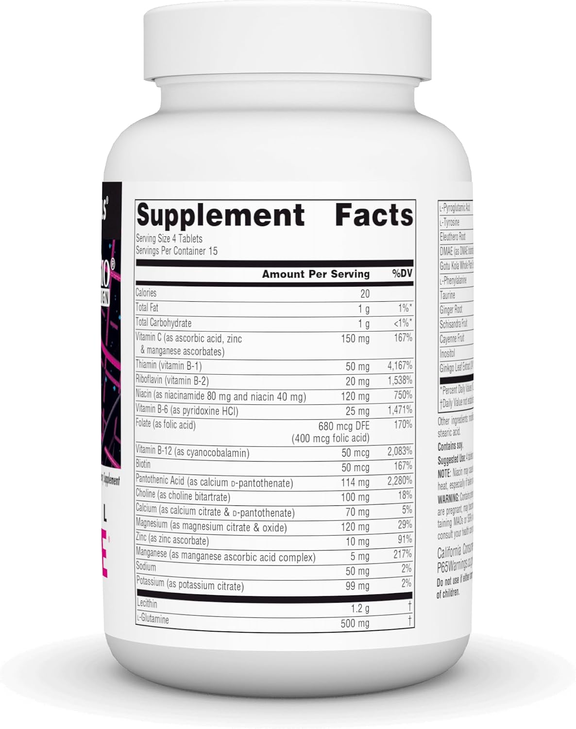 Source Naturals Mental Edge - Brain-Boosting Supplement - 60 Tablets - görsel 2