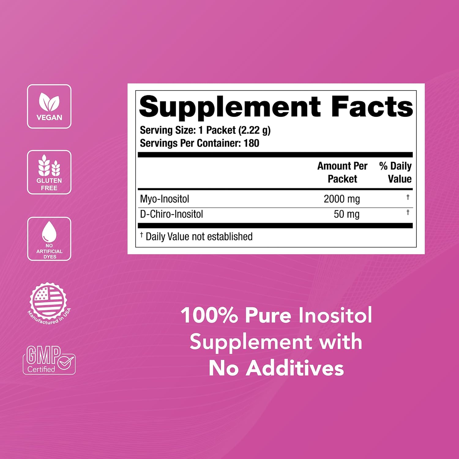 Theralogix Ovasitol Inositol Powder Sachets - 90-Day Supply - Myo-Inositol & D-Chiro Inositol for Hormone Balance & Ovarian Function Support* - NSF Certified - 180 Sachets - görsel 7