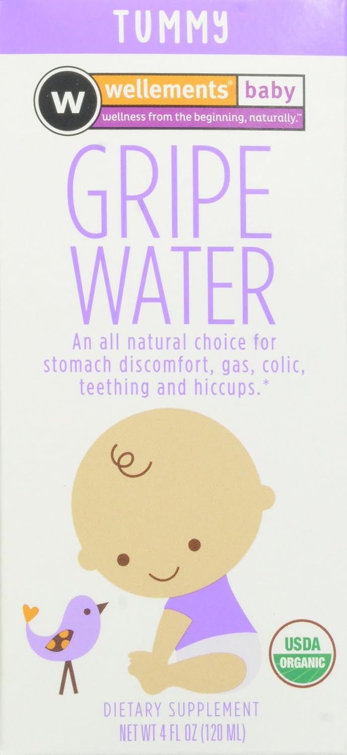 Wellements Organic Gripe Water for Tummy, 118 ml, Paediatrician Recommended to Ease Infant Stomach Discomfort and Gas - görsel 1