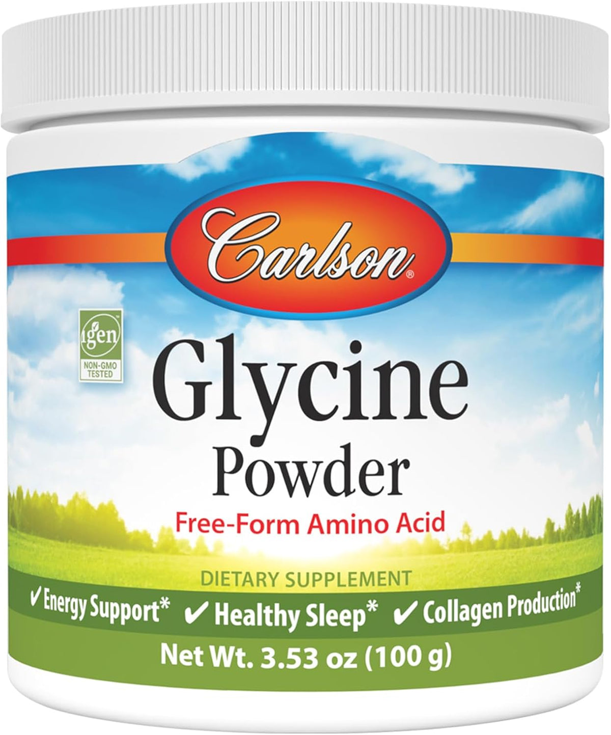 Carlson Labs Glycine Powder, 100g - görsel 1