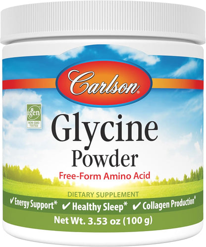 Carlson Labs Glycine Powder, 100g