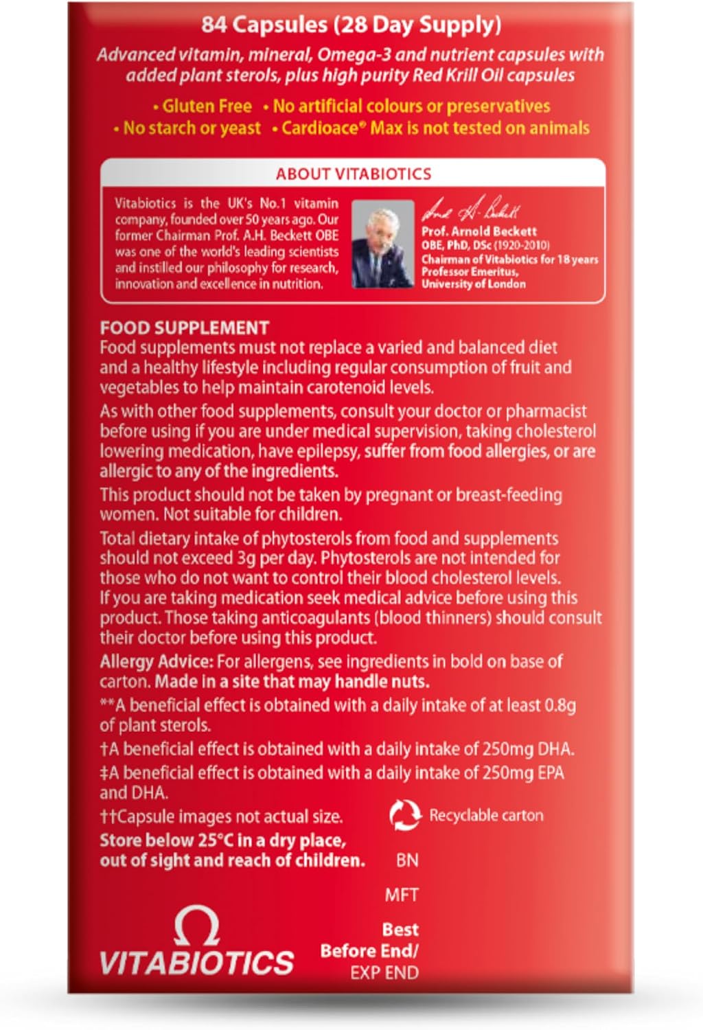 Cardioace Max – 84 Capsules - görsel 4