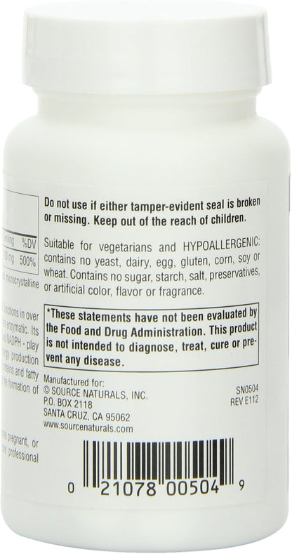 Source Naturals Niacinamide Vitamin B-3 100mg – 250 Tablets (Pack of 3)