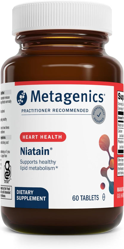Metagenics Niatain Niacin B3 500mg, Sustained-Release
