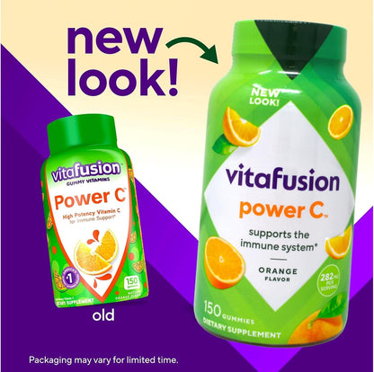 Vitafusion Power C Gummy Vitamins, 150 Count