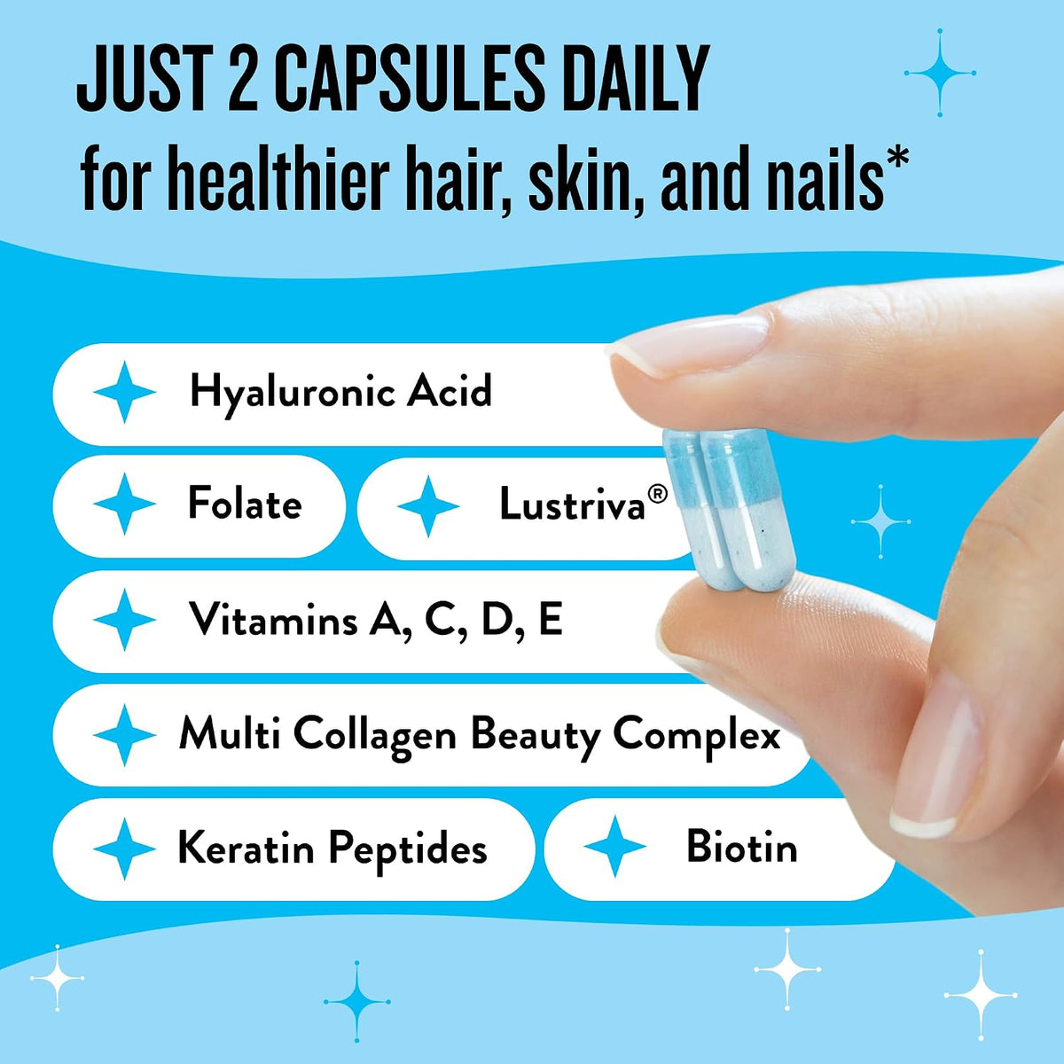 Legendairy Milk Hair Growth Vitamins for Women – Mane Event™ with Biotin, Collagen & Lustriva - görsel 2