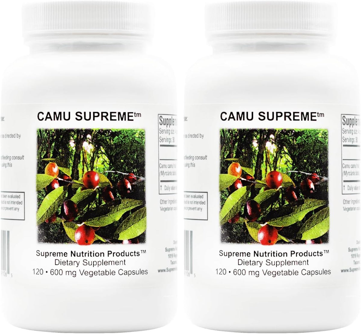 Supreme Nutrition Camu Supreme, 120 Pure Camu Camu Fruit Vegetarian Capsules - görsel 7