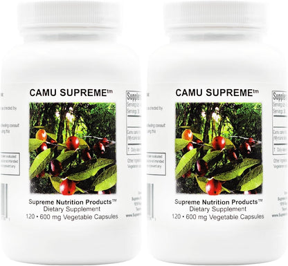 Supreme Nutrition Camu Supreme, 120 Pure Camu Camu Fruit Vegetarian Capsules
