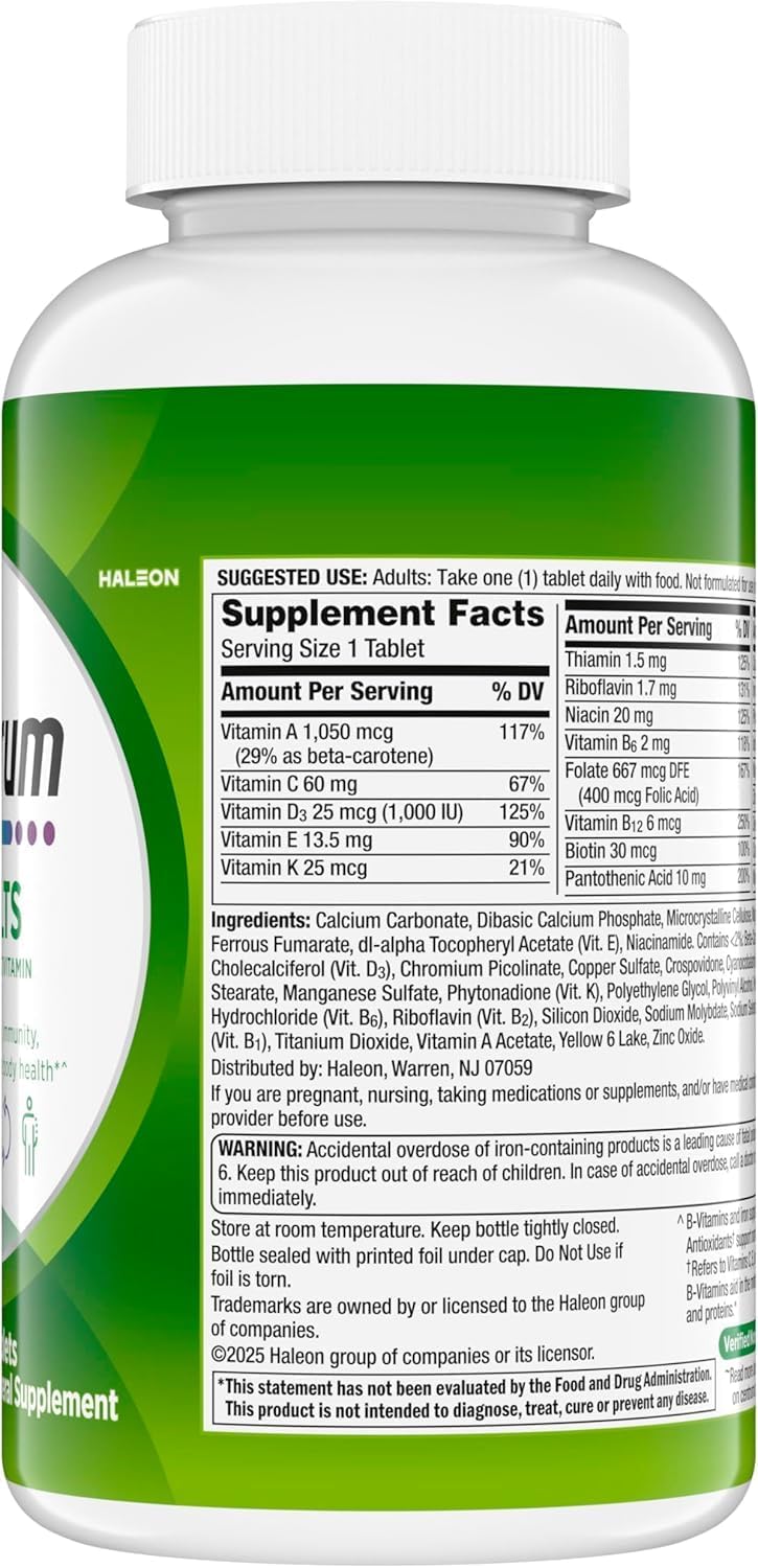 Centrum Adult Multivitamin and Multimineral Supplement with Antioxidants, Zinc, Vitamin D3 and B Vitamins - 200 Tablets - görsel 5